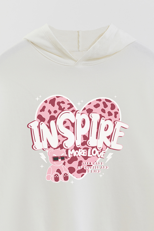 HOODIE RUSTICO GIRL URBAN INSPIRE MORE LOVE