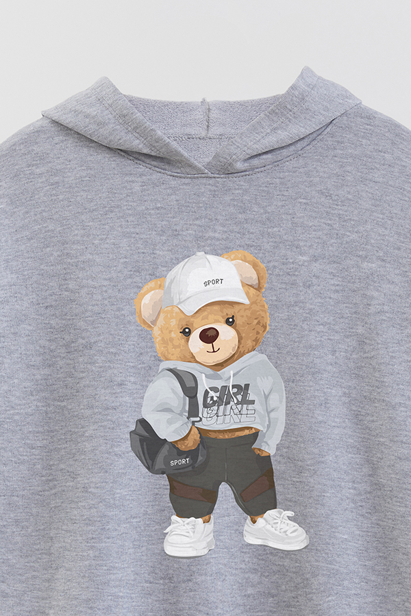 HOODIE RUSTICO KID TEDDY SPORT GIRL