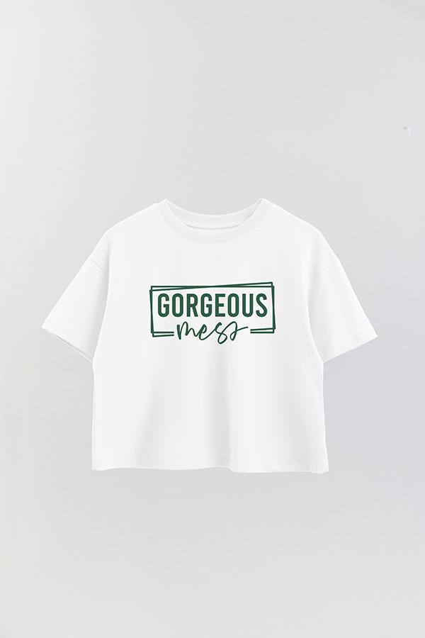 REMERA CROP ESTAMPADA RD ALWAYS BELIEVE