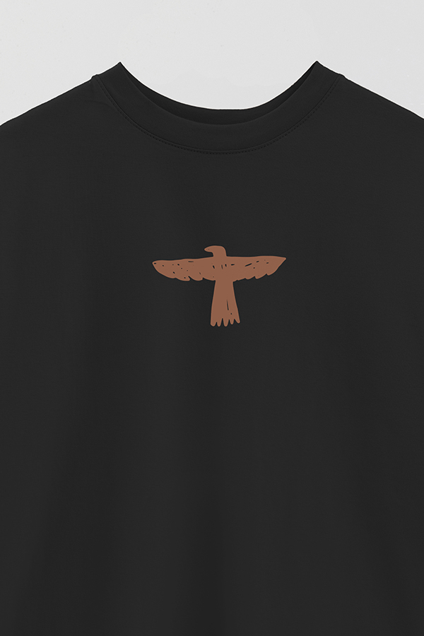 REMERA OVER ESTAMPADA WESTERN EAGLE