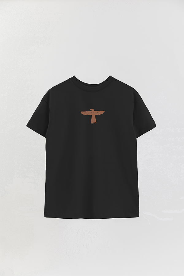 REMERA OVER ESTAMPADA WESTERN EAGLE