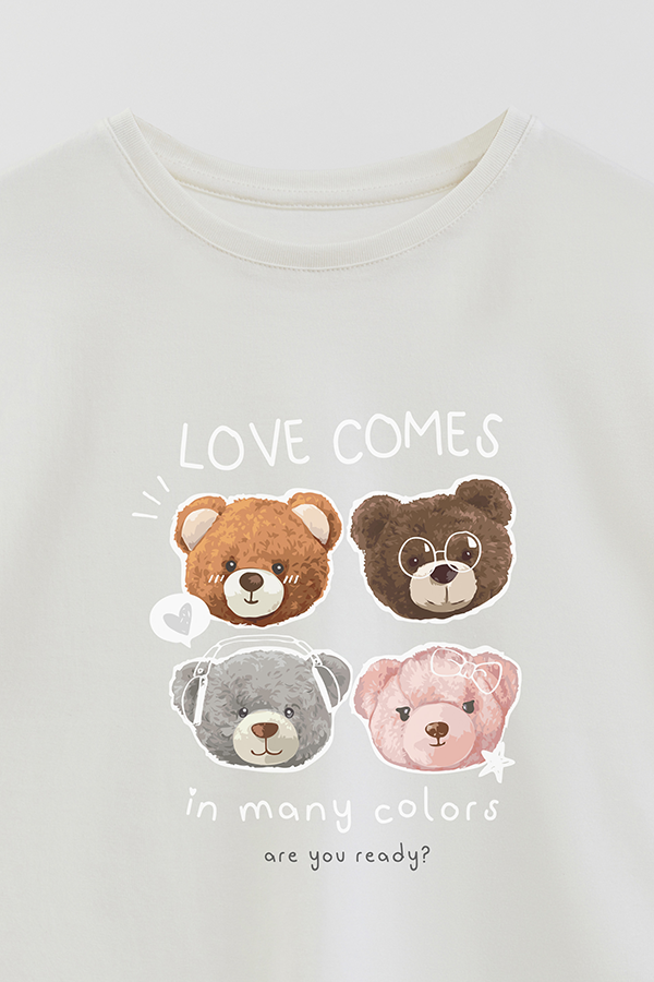 REMERA GB OVERSIZE LOVE COMES