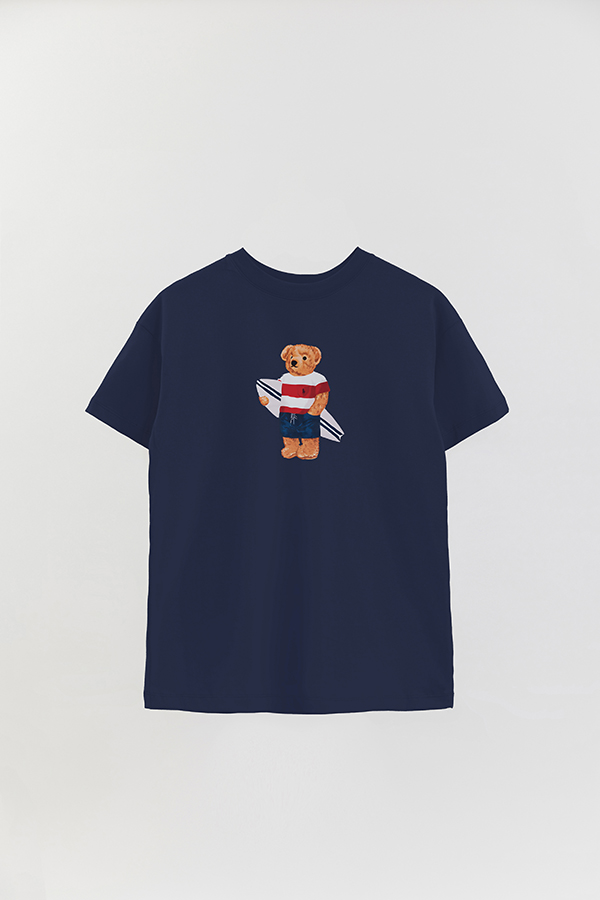 REMERA OVER ESTAMPADA UNISEX BEAR SURFER 3
