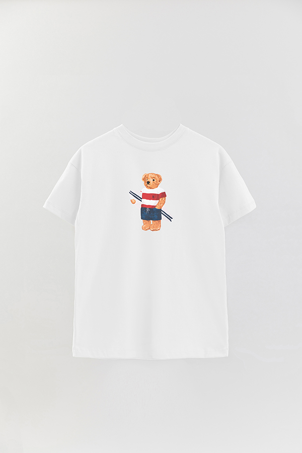 REMERA OVER ESTAMPADA UNISEX BEAR SURFER 3