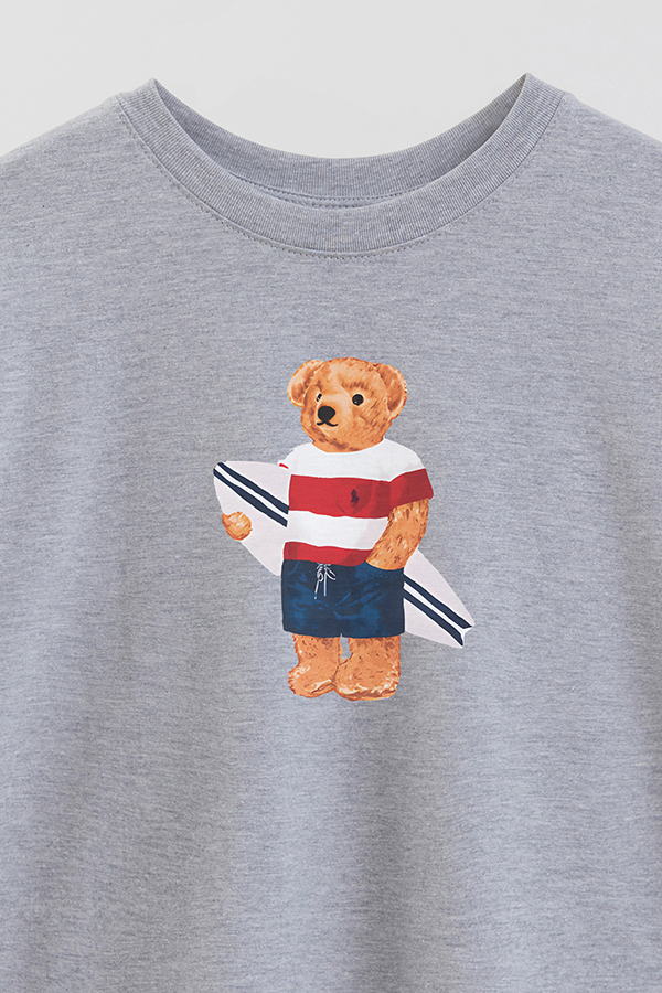 REMERA OVER ESTAMPADA UNISEX BEAR SURFER 3