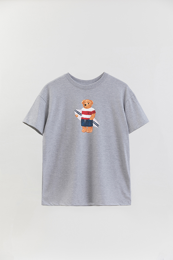 REMERA OVER ESTAMPADA UNISEX BEAR SURFER 3
