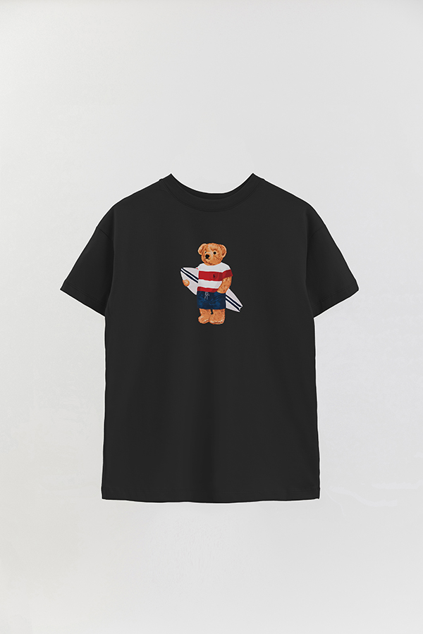 REMERA OVER ESTAMPADA UNISEX BEAR SURFER 3