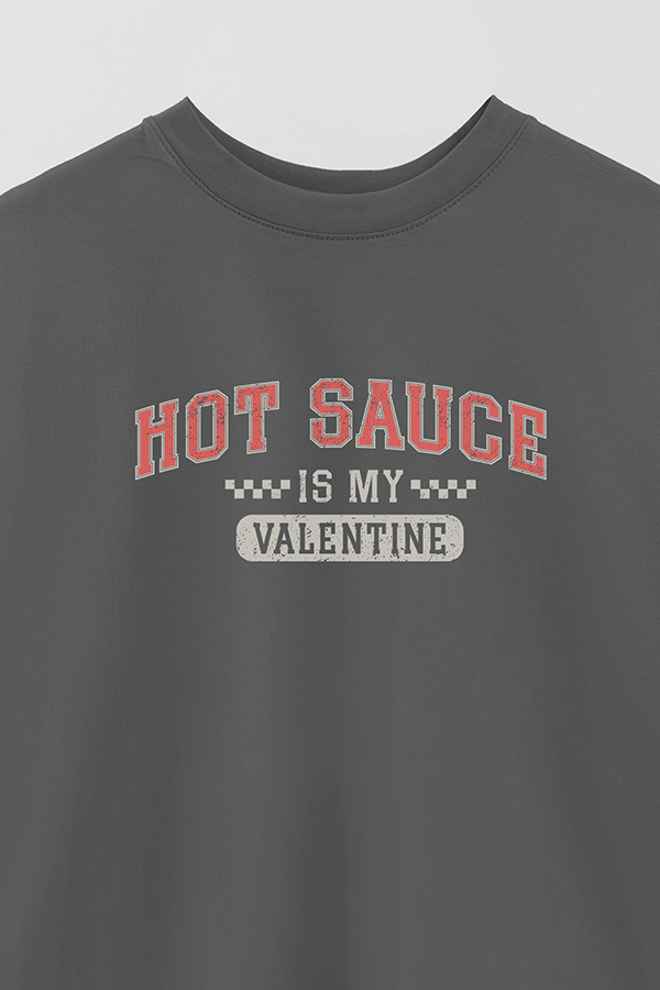 REMERA OVER MY VALENTINE HOT SAUCE