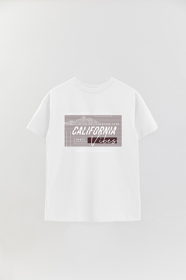 REMERA OVER ESTAMPADA CALIFORNIA VIBES