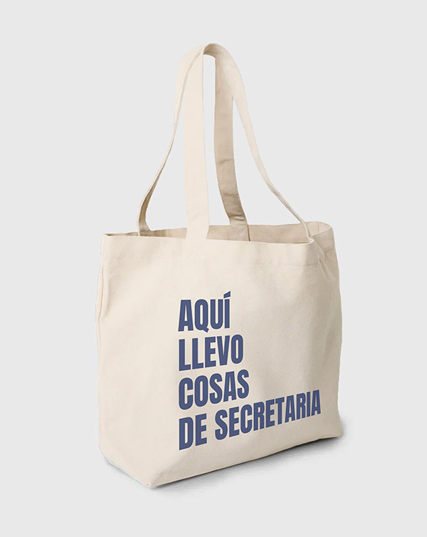 TOTE BAG AQUI LLEVO SECRETARIA
