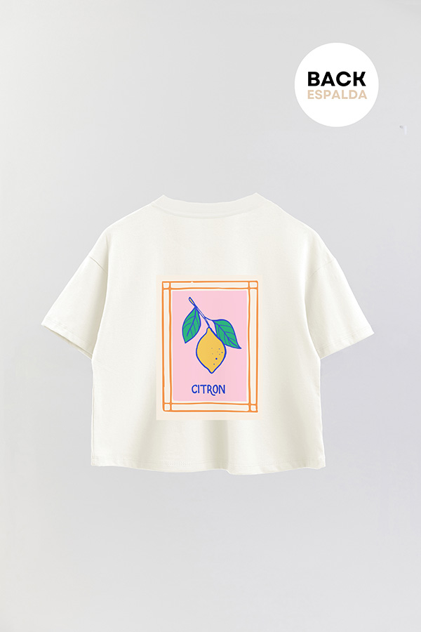 REMERA CROP FB ESTAMPADA CITRON