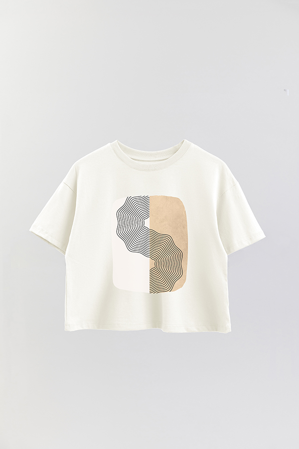 REMERA CROP ESTAMPADA ART 123
