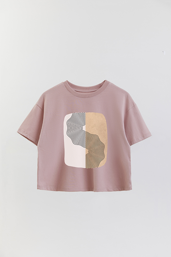 REMERA CROP ESTAMPADA ART 123