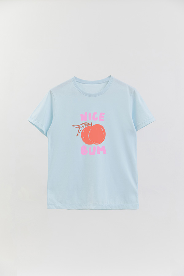 REMERA BASICA ESTAMPADA HD NICE BUM