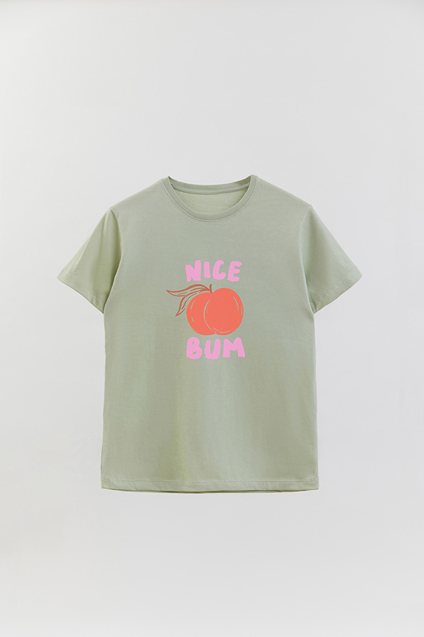 REMERA BASICA ESTAMPADA HD NICE BUM