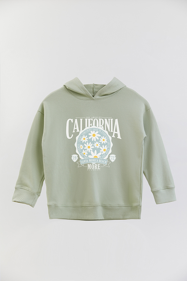 HOODIE RUSTICO GIRL URBAN CALIFORNIA