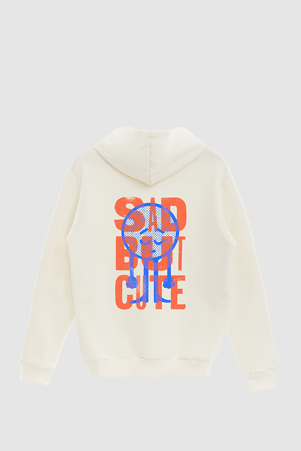 HOODIE ESTAMPADO CARTOON ILLUSTRATION SAD BUT CUTE