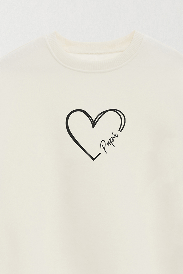 BUZO CREWNECK DDP HEART PAPÁ