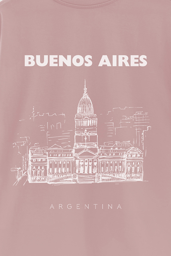 REMERA OVER ESTAMPADA ARG CONGRESO