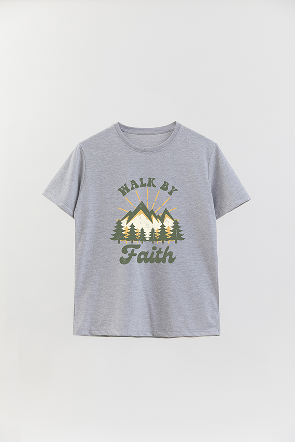 REMERA BASICA UNISEX RT WALK BY FAITH