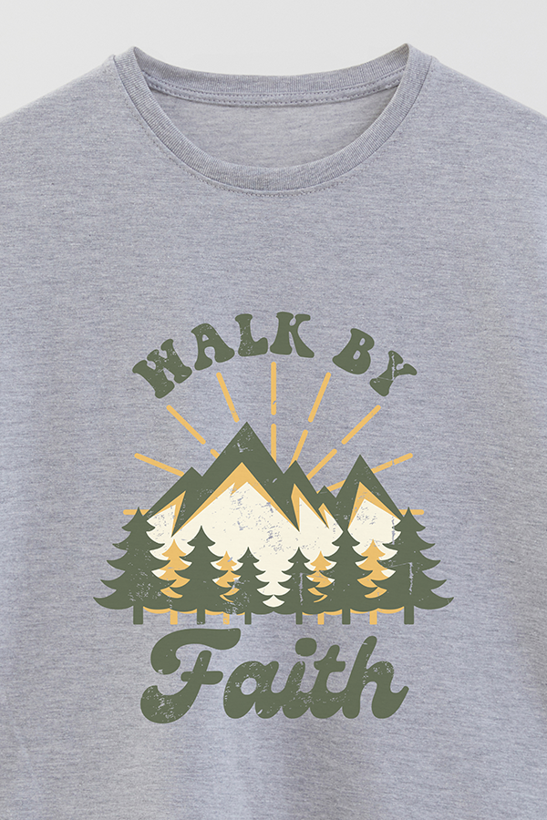 REMERA BASICA UNISEX RT WALK BY FAITH