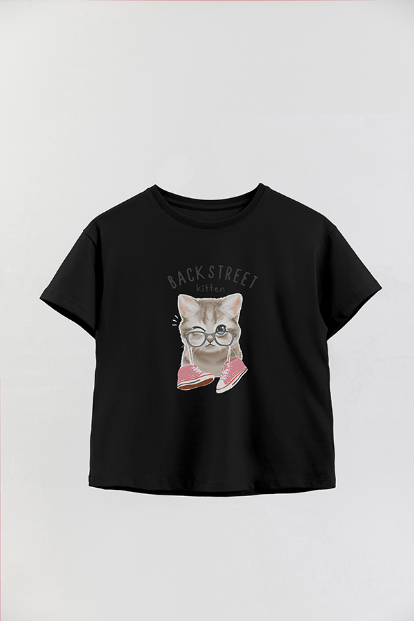 REMERA GIRL OVER KITTY DREAMS BACK STREET