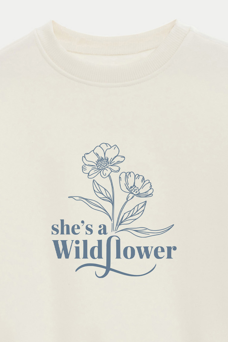 BUZO CROP ESTAMPADO MINIMAL LOVE SHE