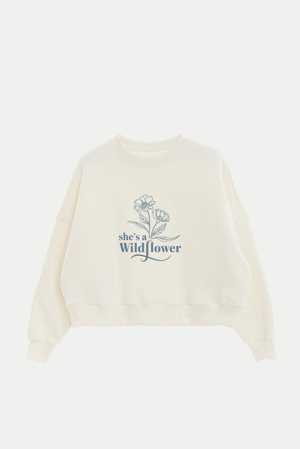 BUZO CROP ESTAMPADO MINIMAL LOVE SHE