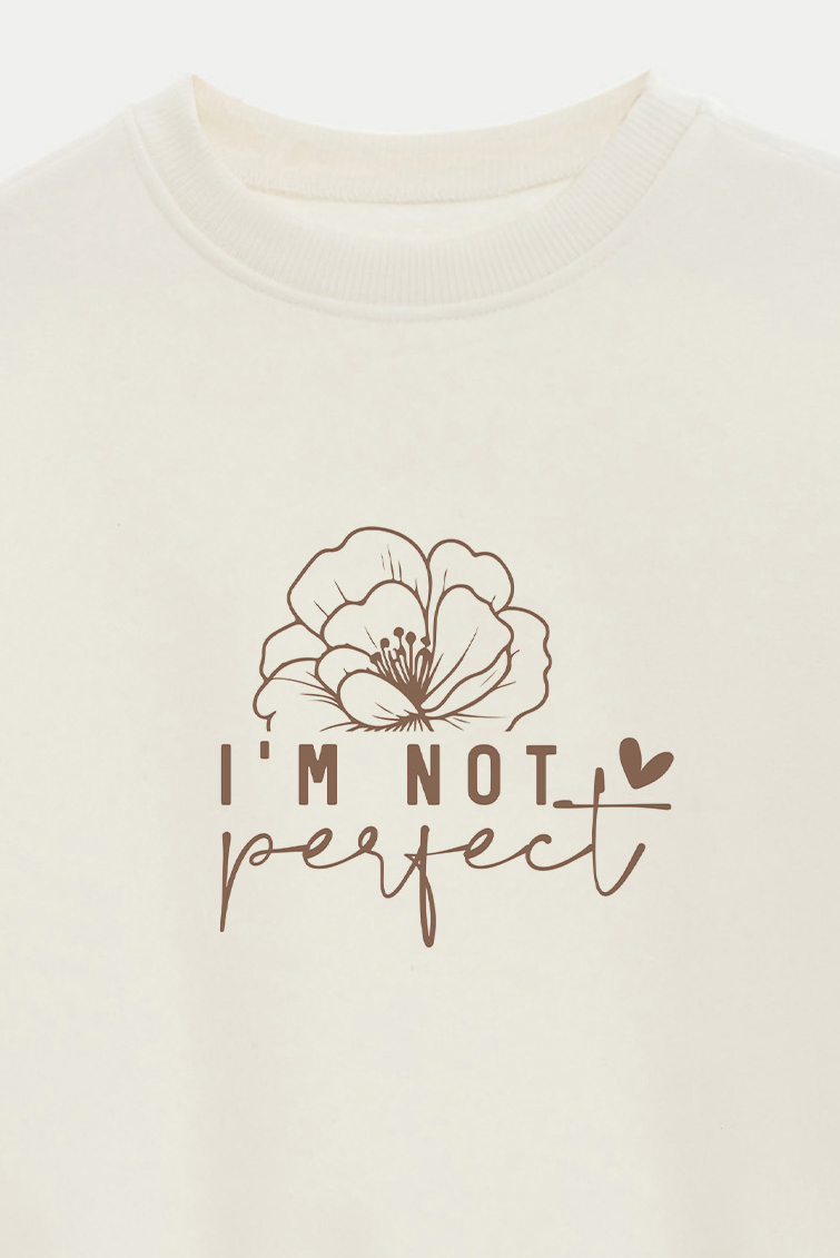 BUZO CROP ESTAMPADO MINIMAL LOVE NOT