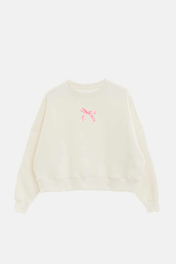 BUZO CROP ESTAMPADO COQUETTE BOW 5
