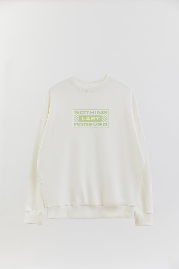 BUZO CREWNECK ESTAMPADO STREET MOOD NOTHING LAST FOREVER