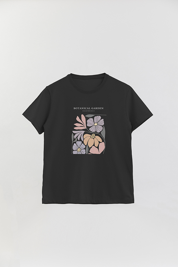 REMERA BASICA ESTAMPADA GARDEN 33