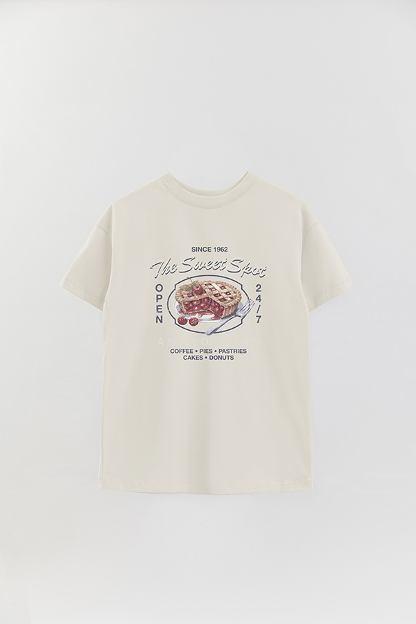 REMERA OVER ESTAMPADA SWEET SPOT
