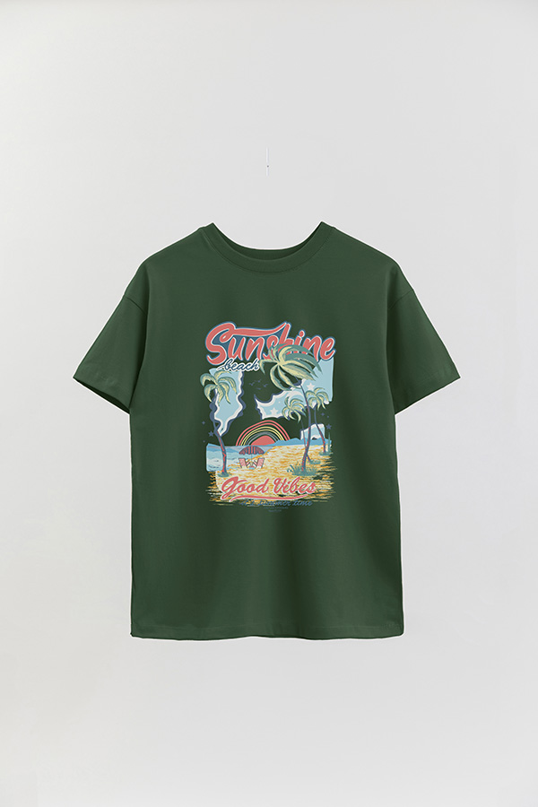REMERA OVER ESTAMPADA TROPICAL ISLAND