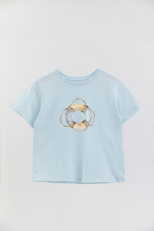 REMERA BOY OVER BEACH PRESERVER