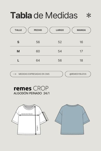 REMERA CROP ESTAMPADA COASTAL PETAL POWERED