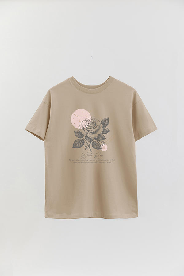 REMERA OVER ESTAMPADA ZODIAC CANCER