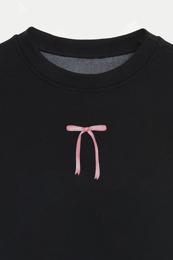 BUZO CROP ESTAMPADO COQUETTE RIBBON BOW 6