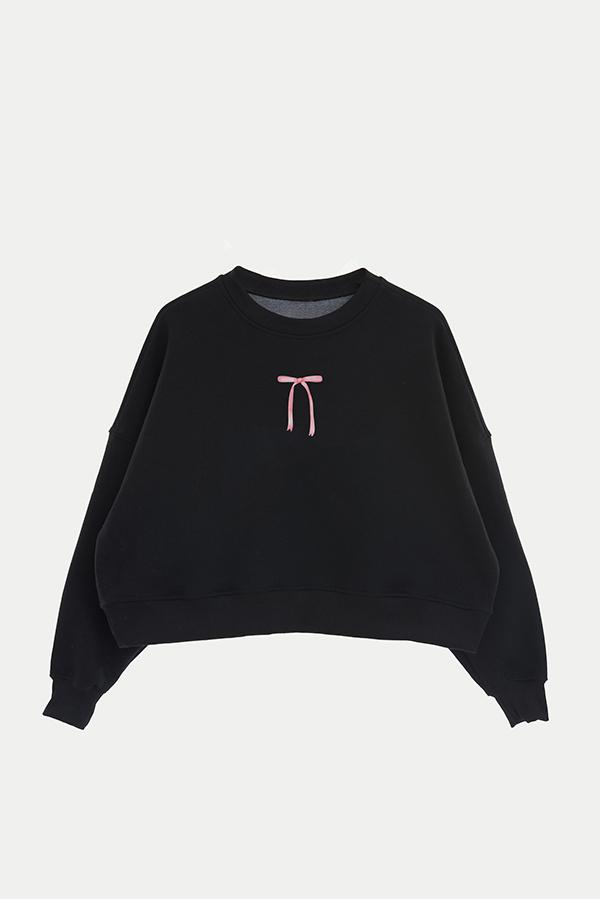 BUZO CROP ESTAMPADO COQUETTE RIBBON BOW 6