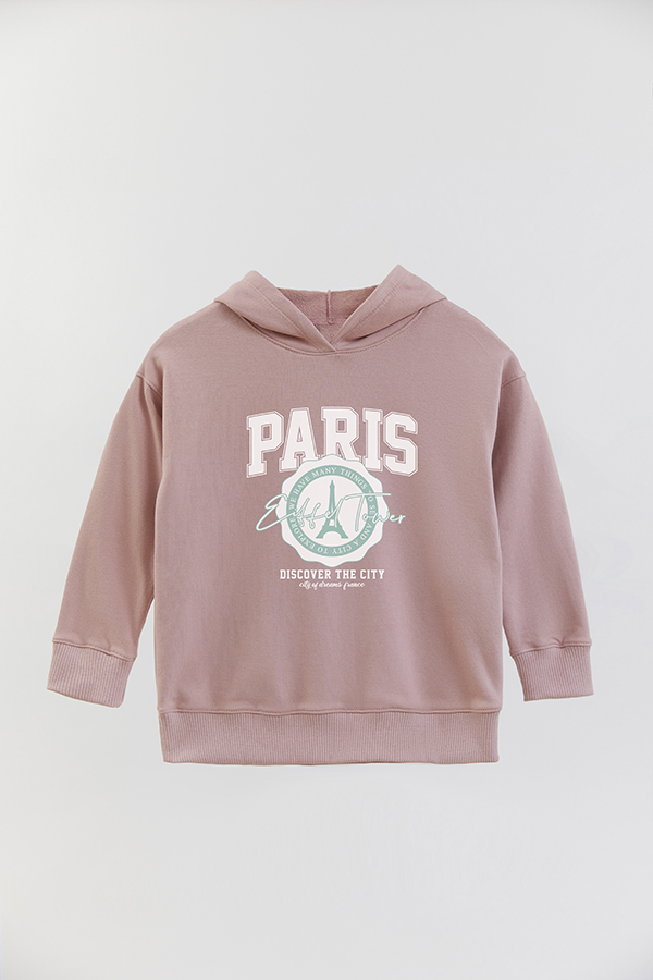 HOODIE RUSTICO GIRL URBAN PARIS