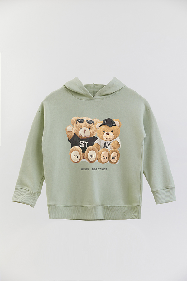 HOODIE RUSTICO KID TEDDY GROW TOGETHER