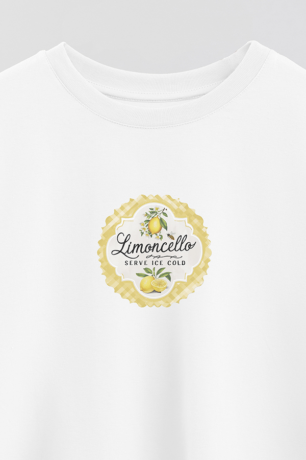 REMERA CROP ESTAMPADA LMN LIMONCELLO