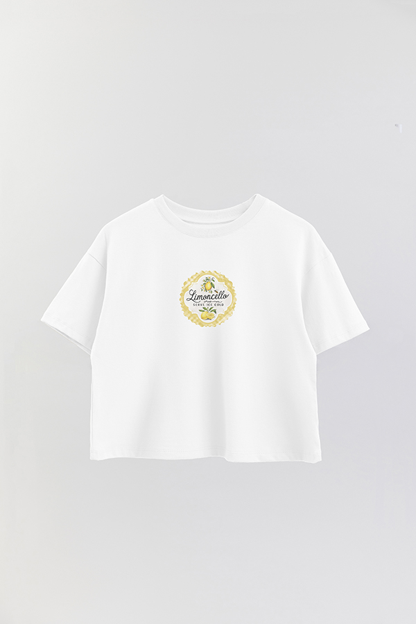 REMERA CROP ESTAMPADA LMN LIMONCELLO