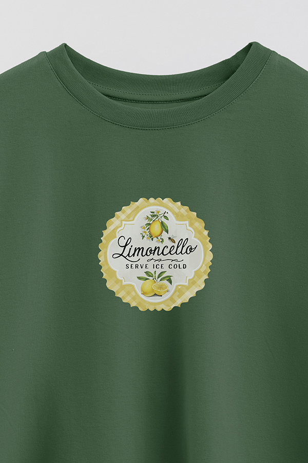 REMERA CROP ESTAMPADA LMN LIMONCELLO