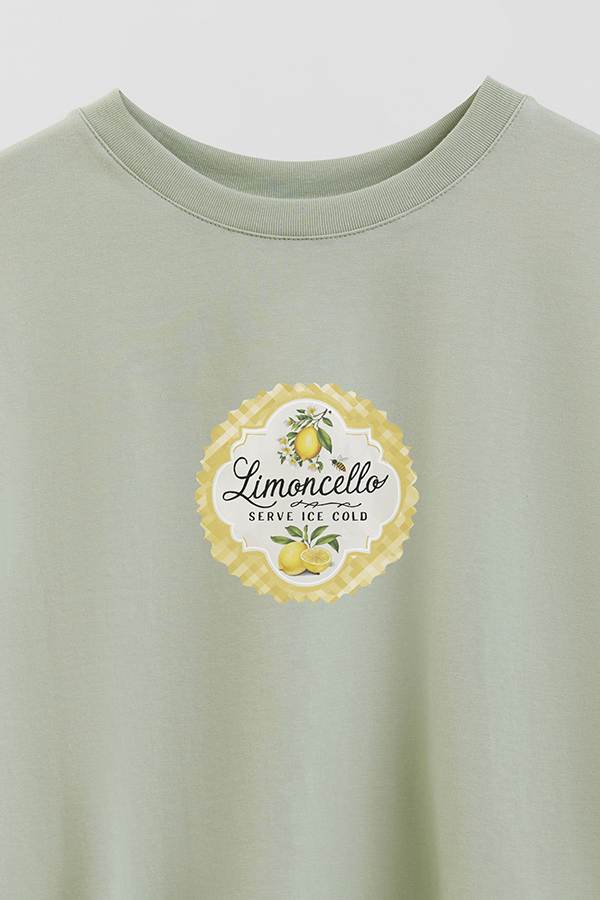 REMERA CROP ESTAMPADA LMN LIMONCELLO