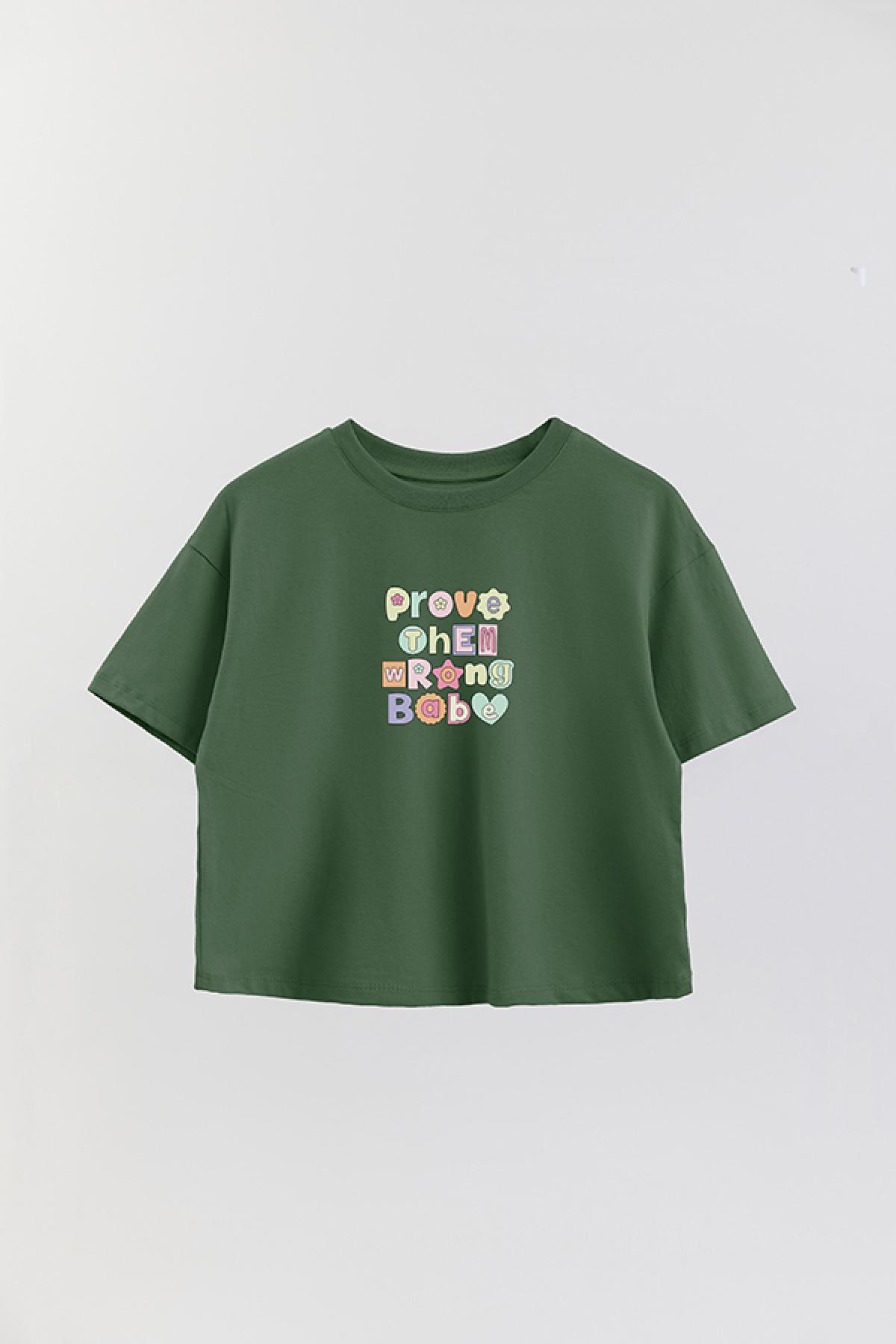 REMERA CROP ESTAMPADA CV4 PROVE THEM WRONG BABE