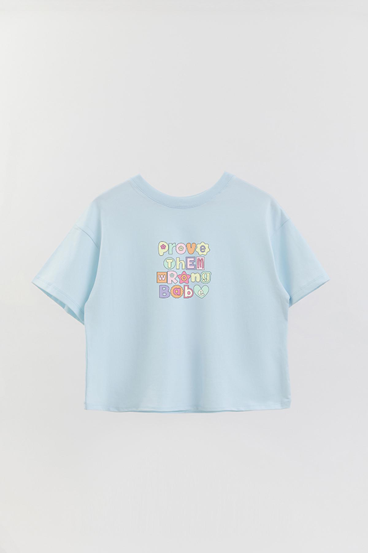 REMERA CROP ESTAMPADA CV4 PROVE THEM WRONG BABE