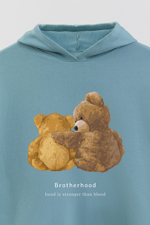 HOODIE RUSTICO KID TEDDY BROTHERHOOD