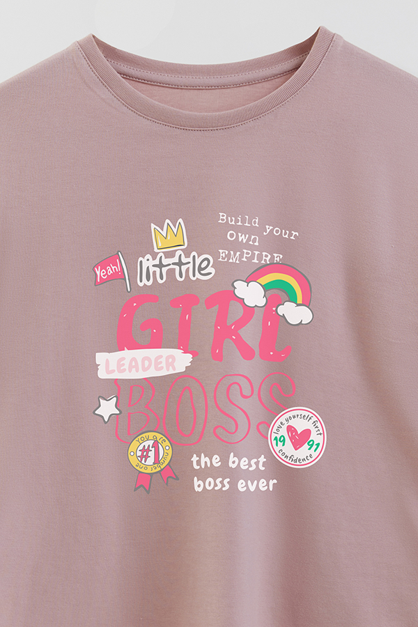 REMERA GIRL OVER GRILS BOSS