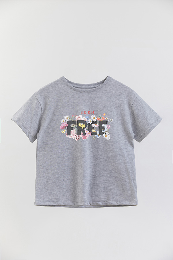 REMERA GIRL OVER BORN FREE